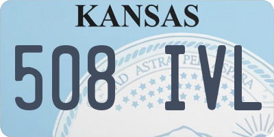 KS license plate 508IVL