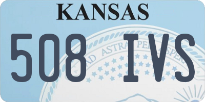 KS license plate 508IVS