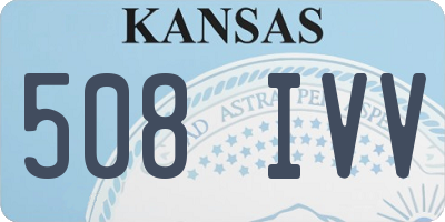 KS license plate 508IVV