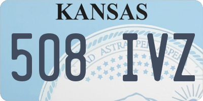 KS license plate 508IVZ