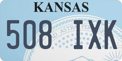 KS license plate 508IXK