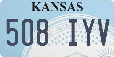 KS license plate 508IYV