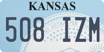 KS license plate 508IZM