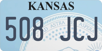 KS license plate 508JCJ