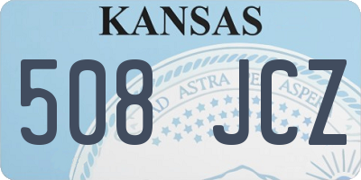 KS license plate 508JCZ