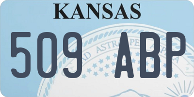 KS license plate 509ABP