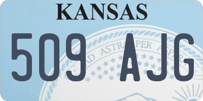 KS license plate 509AJG