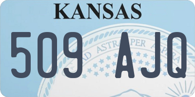KS license plate 509AJQ