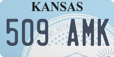 KS license plate 509AMK
