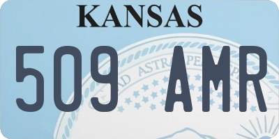 KS license plate 509AMR