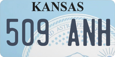 KS license plate 509ANH