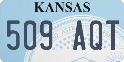 KS license plate 509AQT