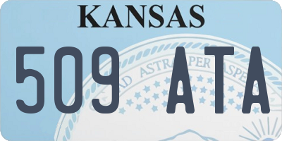 KS license plate 509ATA