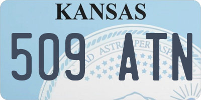 KS license plate 509ATN
