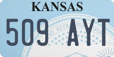KS license plate 509AYT