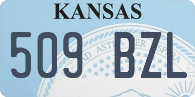 KS license plate 509BZL