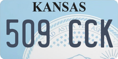 KS license plate 509CCK