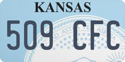 KS license plate 509CFC