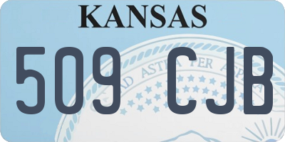 KS license plate 509CJB