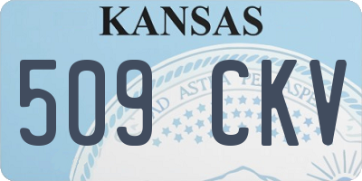 KS license plate 509CKV