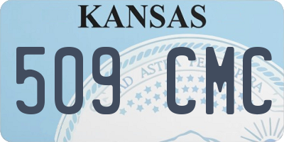 KS license plate 509CMC