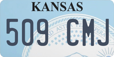 KS license plate 509CMJ