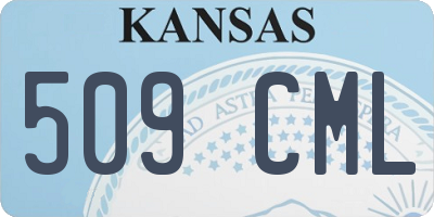 KS license plate 509CML