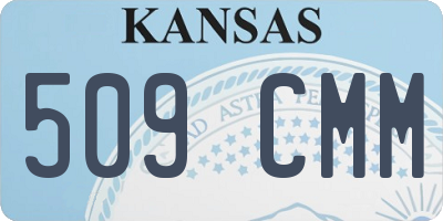 KS license plate 509CMM