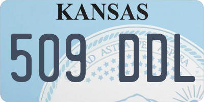 KS license plate 509DDL