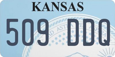KS license plate 509DDQ