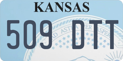 KS license plate 509DTT
