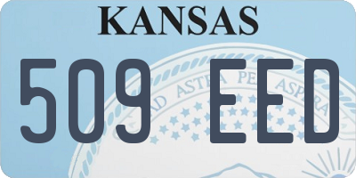 KS license plate 509EED
