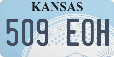 KS license plate 509EOH