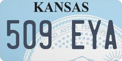 KS license plate 509EYA