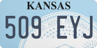 KS license plate 509EYJ