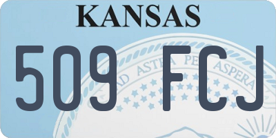 KS license plate 509FCJ