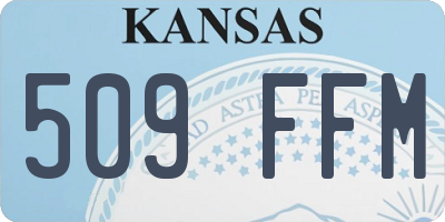 KS license plate 509FFM