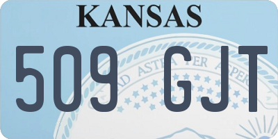 KS license plate 509GJT