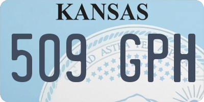 KS license plate 509GPH