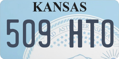 KS license plate 509HTO