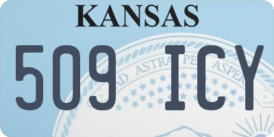 KS license plate 509ICY