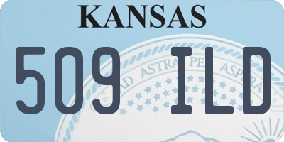 KS license plate 509ILD
