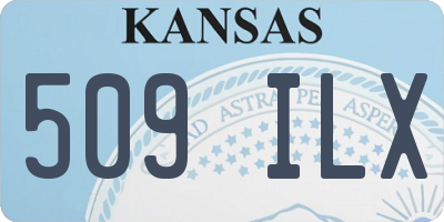 KS license plate 509ILX