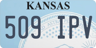 KS license plate 509IPV