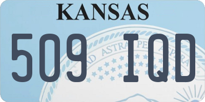 KS license plate 509IQD