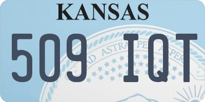 KS license plate 509IQT