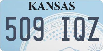 KS license plate 509IQZ