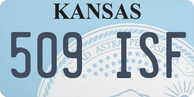 KS license plate 509ISF