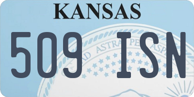 KS license plate 509ISN
