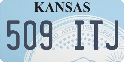 KS license plate 509ITJ